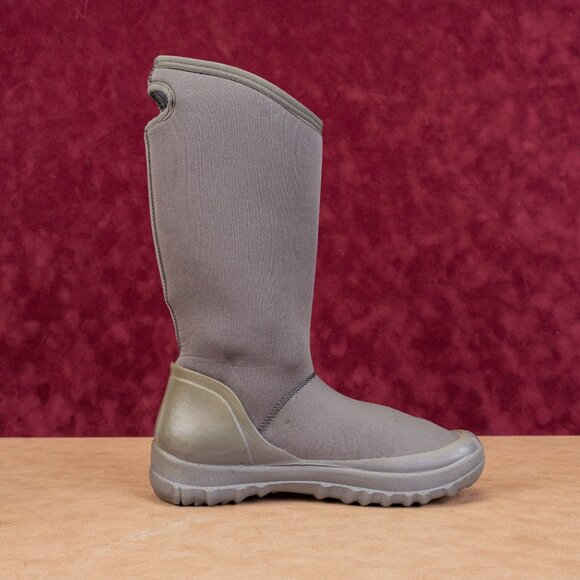 Bogs Women Ketting Grey Waterproof Rain Wellies Farm Mid Calf Boots sz 10 - Picture 4 of 10